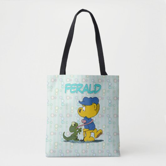 Ferald & The Baby Lizard Tote Bag (Voorkant)