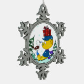 Ferald Tin Sneeuwvlok Ornament (Links)