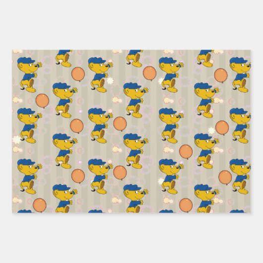 Ferald | Upbeat Verjaardag Inpakpapier Vel (Voorkant)