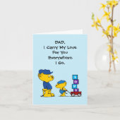 Ferald | Vaderdag-Wenskaart Kaart (Gele Bloem)