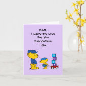 Ferald | Vaderdag wenskaart Kaart (Gele Bloem)