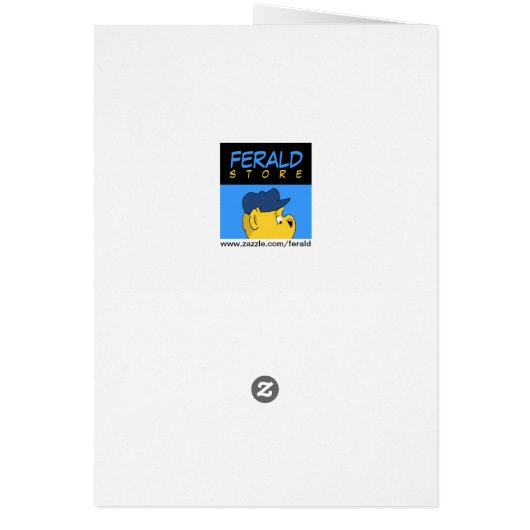 Ferald | Verjaardagsballon Kaart (Achterkant)