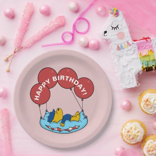 Ferald | Verjaardagsballon Papieren Bordje (Feest)