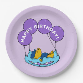 Ferald | Verjaardagsballon Papieren Bordje