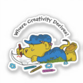 Ferald | Waar creativiteit voortkomt! Sticker (Voorkant)