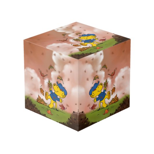 Ferald's herfst bladeren kubus (Achter hoekig)