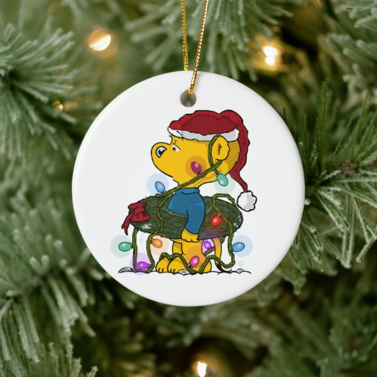 Ferald's Hula Wreath | Kerstmis Keramisch Ornament (Boom)