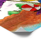 Ferald's Ice-Cream Beach Delight Poster (Hoek)