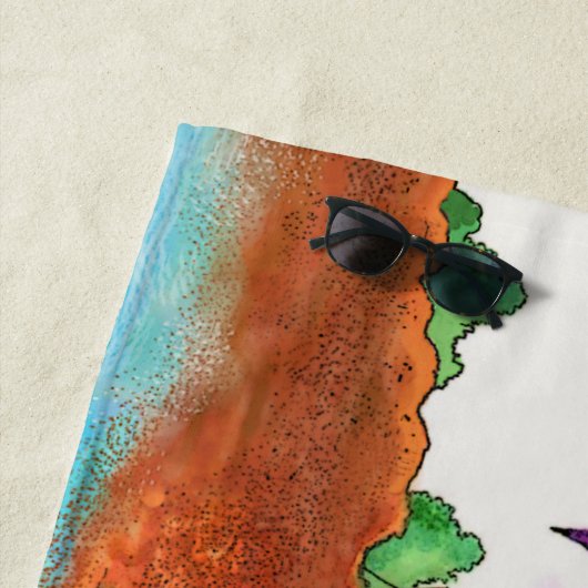 Ferald's Ice-Cream Beach Delight Strandlaken (In situ)