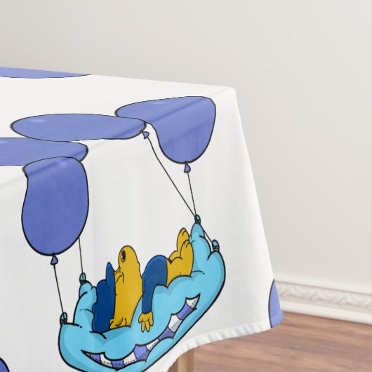 Ferald's kussen ballonnen tafelkleed (Voorbeeld)