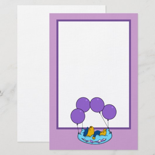 Ferald's kussenballonnen briefpapier (Voorkant / Achterkant)