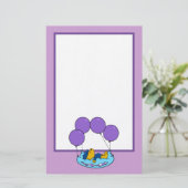 Ferald's kussenballonnen briefpapier (Staand voorkant)