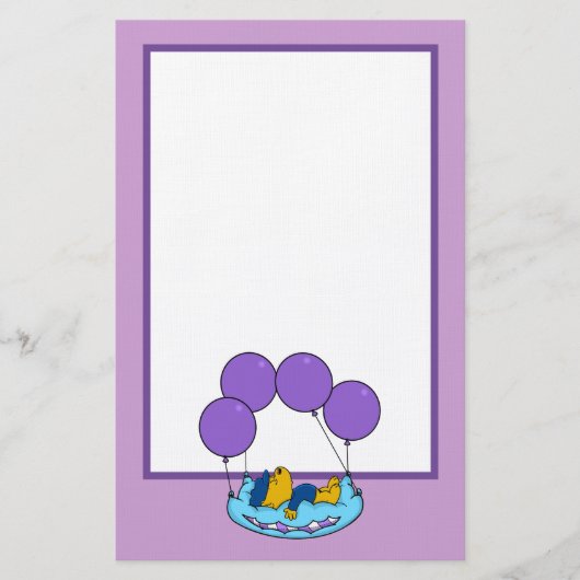 Ferald's kussenballonnen briefpapier (Voorkant)