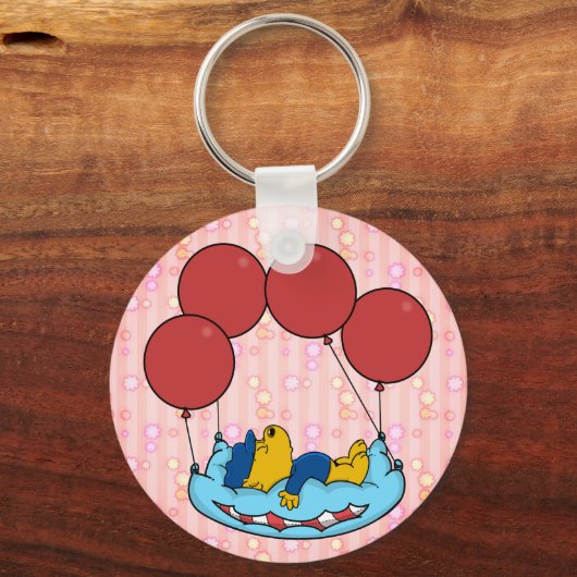 Ferald's kussenballonnen sleutelhanger (Achterkant)
