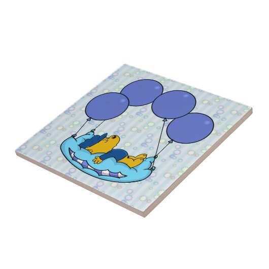 Ferald's kussenballonnen tegeltje (Zijkant)