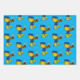 Ferald's Musical Rumpus. Inpakpapier Vel