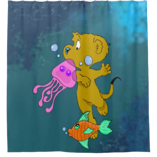 Ferald's Swim Douchegordijn (Voorkant)