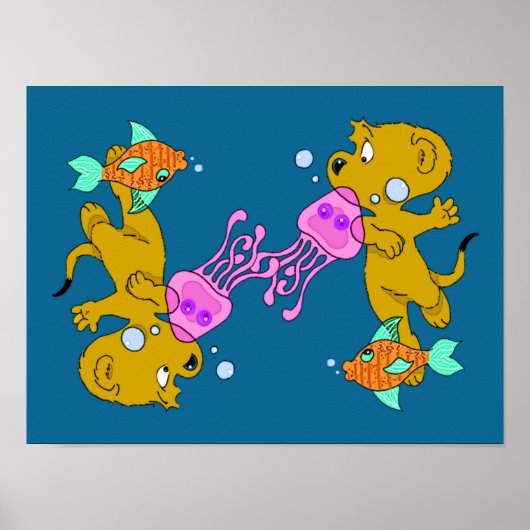 Ferald's Swim Poster (Voorkant)