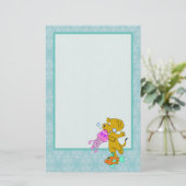 Ferald's Swim Stationery Briefpapier (Staand voorkant)