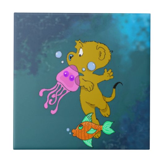 Ferald's Swim Tegeltje (Voorkant)