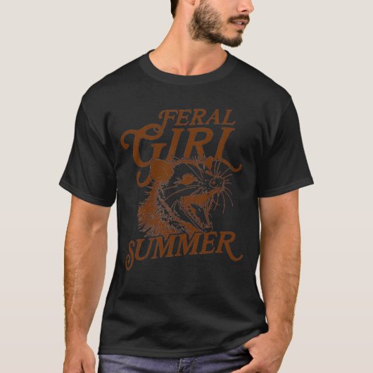 FeralGirlSummer geschenk T-shirt (Voorkant)
