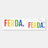 ferda bumpersticker (Voorkant)
