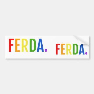 ferda bumpersticker