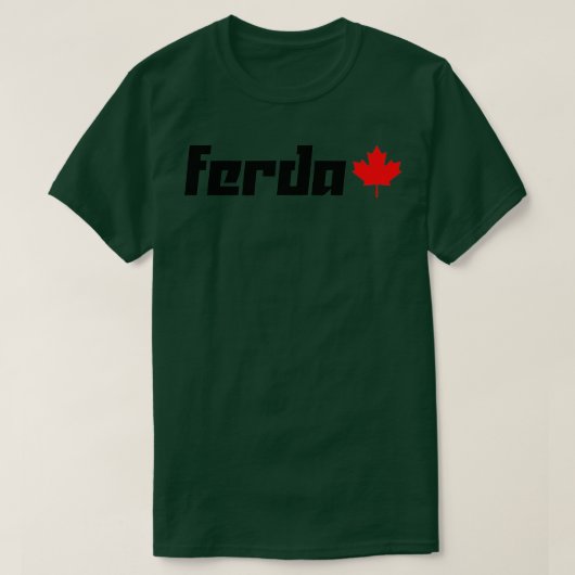 Ferda Canadian Funny Hockey Shirt (Design voorkant)