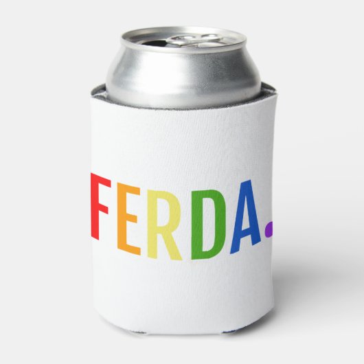 FERDA hockey letterkenny gay ontwerp Blikjeskoeler (Blikje Voorkant)