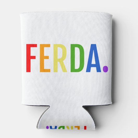 FERDA hockey letterkenny gay ontwerp Blikjeskoeler (Achterkant)