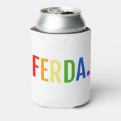 FERDA hockey letterkenny gay ontwerp Blikjeskoeler (Blikje Achterkant)