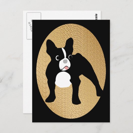 Ferdie Frenchie Briefkaart (Voorkant / Achterkant)