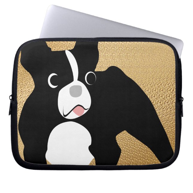 Ferdie Frenchie Laptop Sleeve (Voorkant)