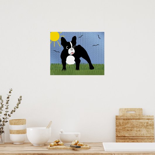 Ferdie Frenchie Poster (Keuken)