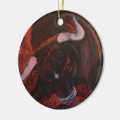 Ferdinand de stier keramisch ornament (Links)