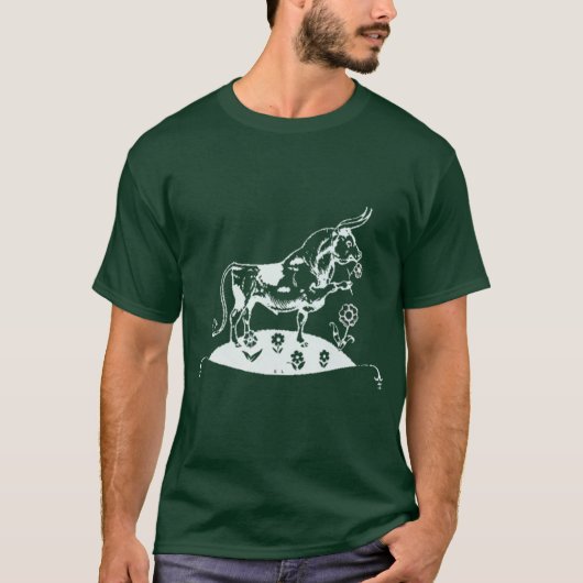 Ferdinand de Stier Witte jongen T-shirt (Voorkant)