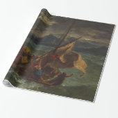 Ferdinand Delacroix Christus op het Zee van Galile Cadeaupapier (Uitgerold)