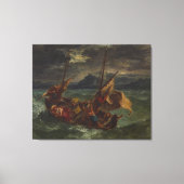Ferdinand Delacroix Christus op het Zee van Galile Canvas Afdruk (Voorkant)