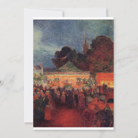 Ferdinand du Puigaudeau - Carnival te Night in Le Kaart (Voorkant)