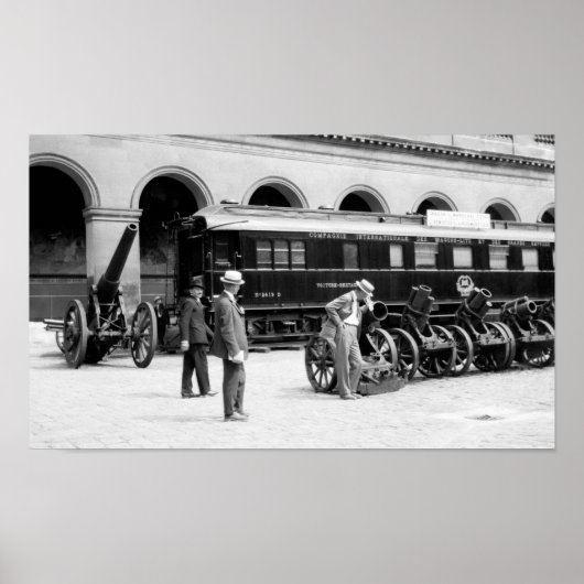 Ferdinand Foch Railroad Car - WWI Armistice Poster (Voorkant)