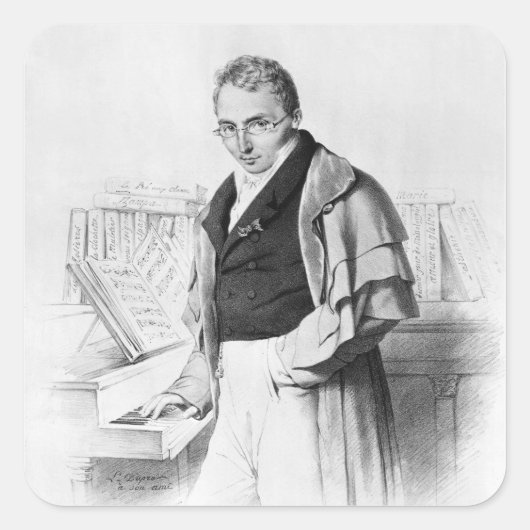 Ferdinand Herold Vierkante Sticker (Voorkant)