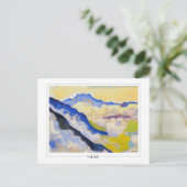 Ferdinand Hodler #168 - Kunstmatig Briefkaart (Staand voorkant)