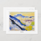 Ferdinand Hodler #168 - Kunstmatig Briefkaart (Voorkant / Achterkant)