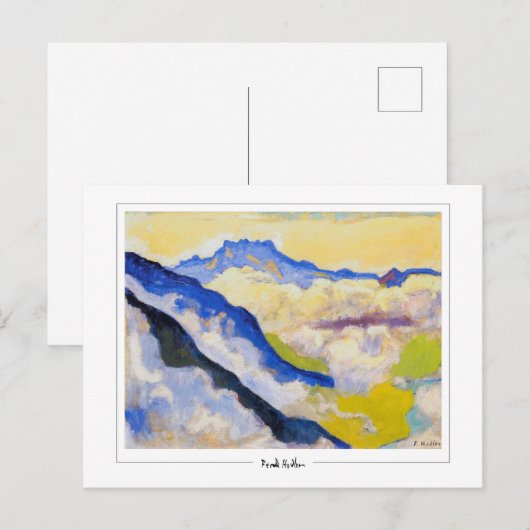 Ferdinand Hodler #168 - Kunstmatig Briefkaart (Voorkant / Achterkant)