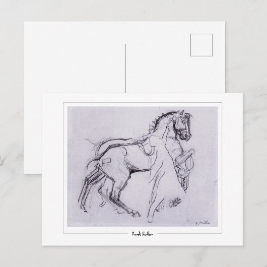 Ferdinand Hodler #241 - Kunstmatig Briefkaart (Voorkant / Achterkant)