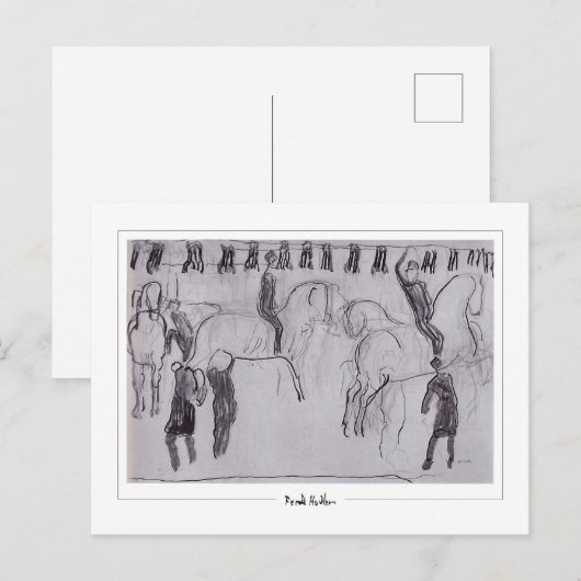 Ferdinand Hodler #257 - Kunstmatig Briefkaart (Voorkant / Achterkant)