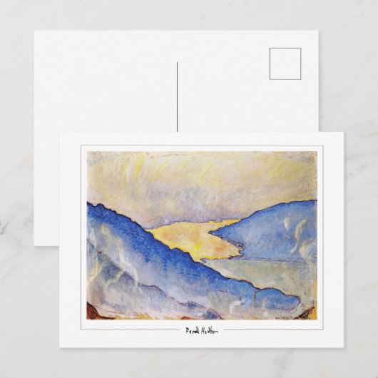 Ferdinand Hodler #54 - Kunstmatig Briefkaart (Voorkant / Achterkant)