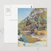 Ferdinand Hodler - Aan de voet van de Petit Saleve Briefkaart (Voorkant / Achterkant)