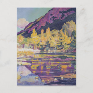 Ferdinand Hodler- At the foot of the Petit Saleve Briefkaart