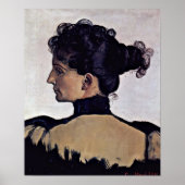 Ferdinand Hodler - Berthe Jacques echtgenote van k Poster (Voorkant)